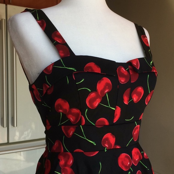 Ixia ModCloth Traveling Cupcake Dress Cherries - Picture 7 of 9